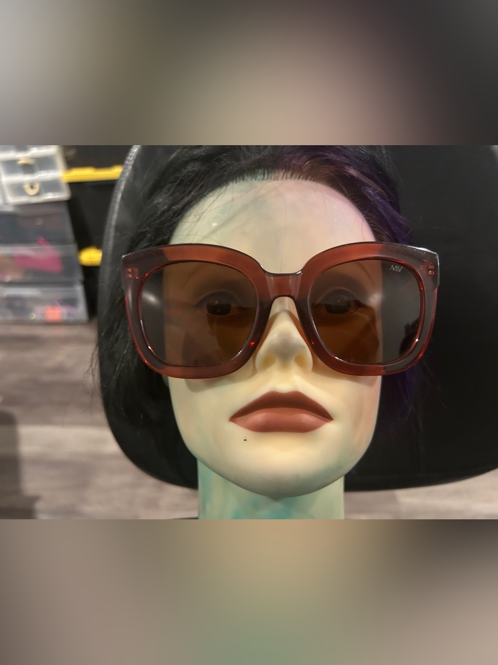 Matt & Nat Oversized Brown/Tortoiseshell Women's Sunglasses